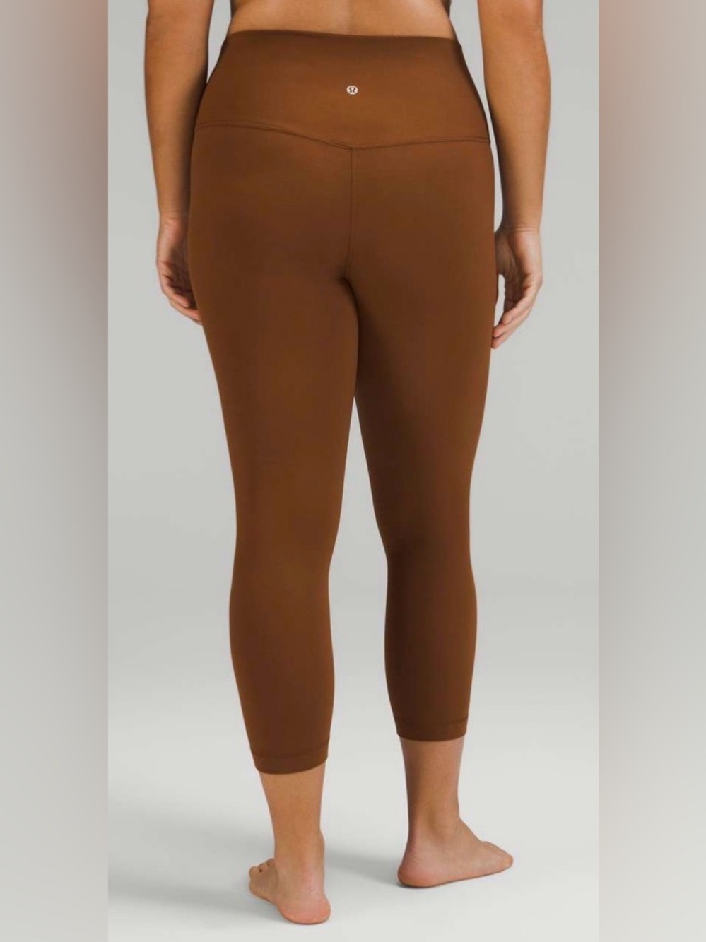 NWOT New Lululemon Align High-Rise Crop 23" Roasted Brown